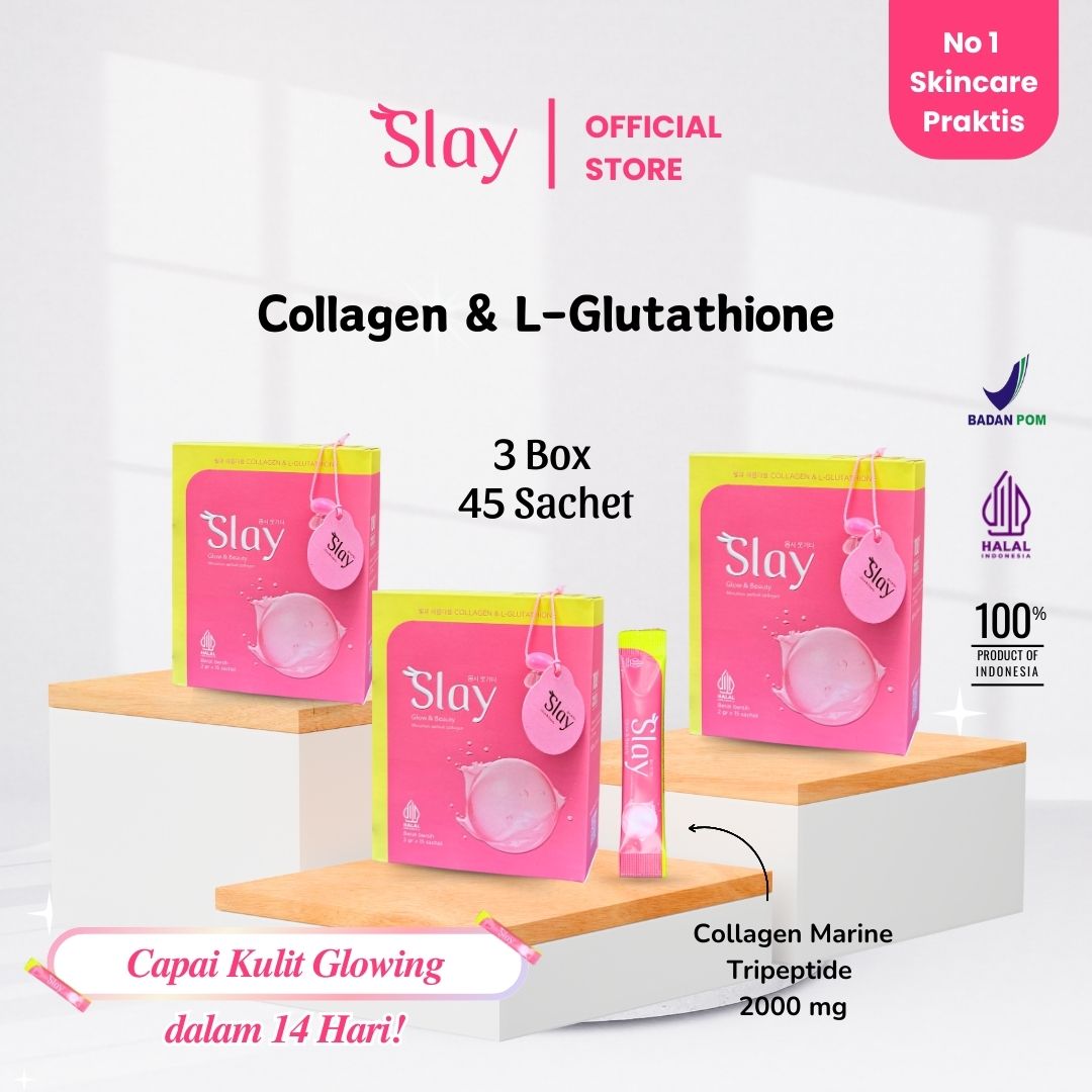 Slay Collagen & L-Glutathione Paket 3 Box